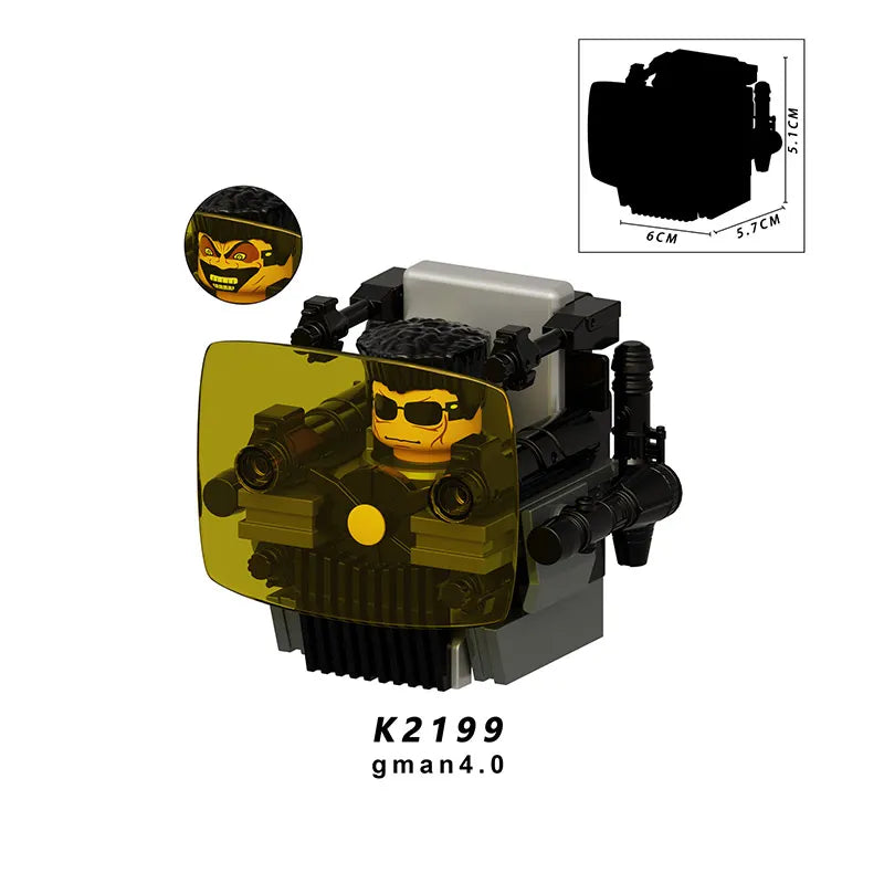 Zestaw figurek Skibidi Toilet - K-2199