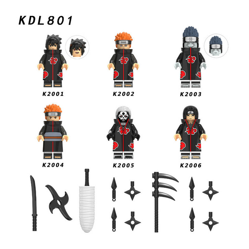 Zestaw figurek Naruto - Zestaw x6