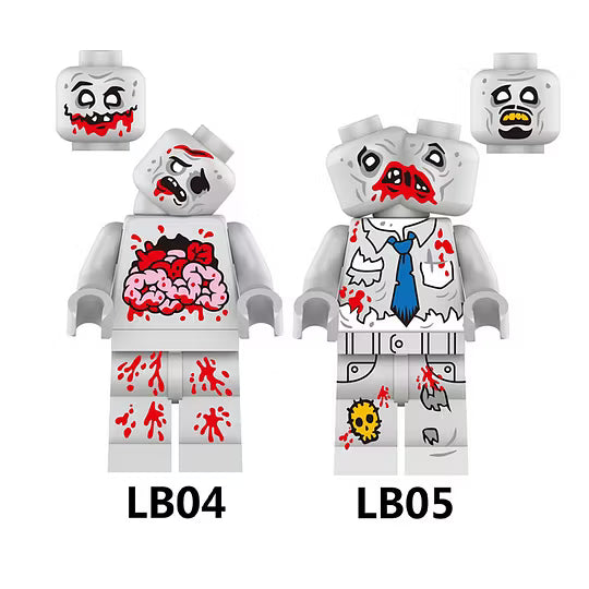 Zestaw figurek zombie