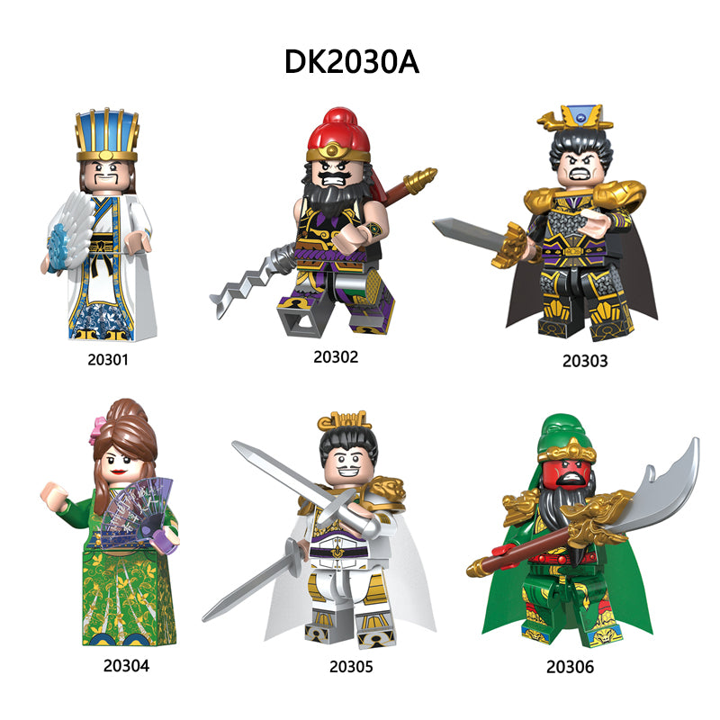 Zestaw figurek Three Kingdoms - Zestaw x6