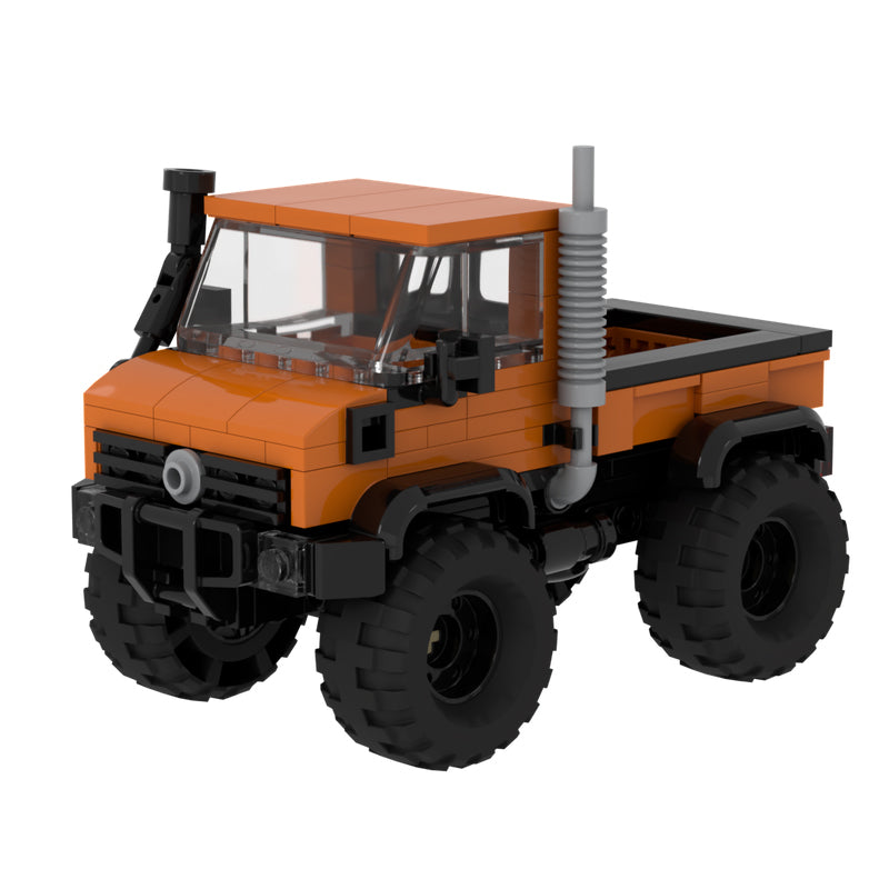Zestaw klocków Unimog Orange Car - MOC XM418