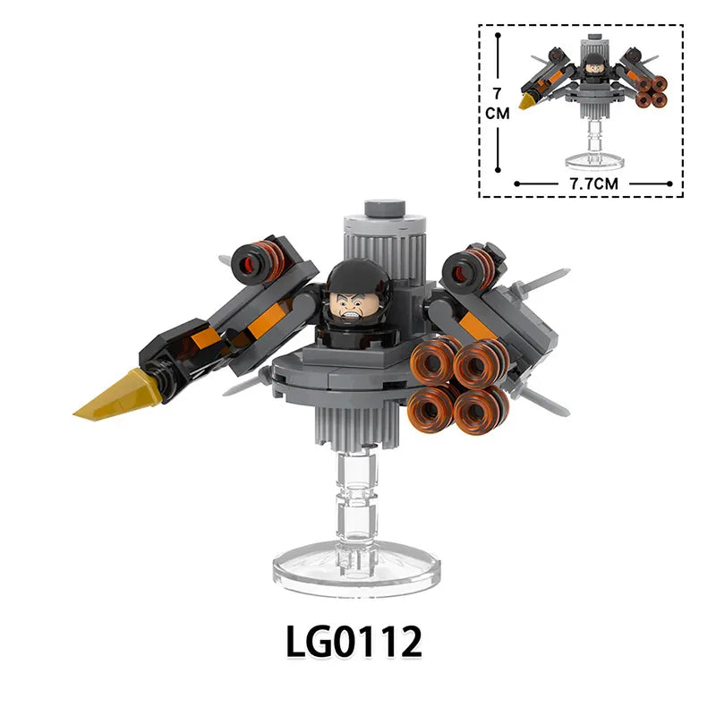 Zestaw figurek Skibidi Toilet - LG-0112