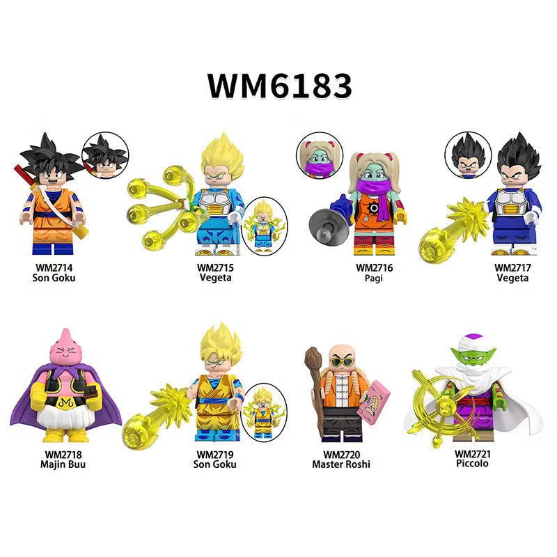 Zestaw figurek dragon ball