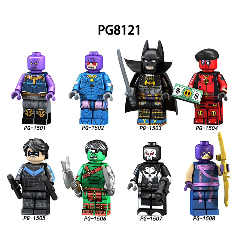 Zestaw figurek Super Hero - Zestaw x8