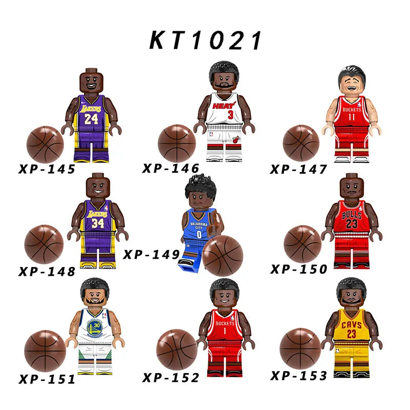 Zestaw figurek NBA - Zestaw x9