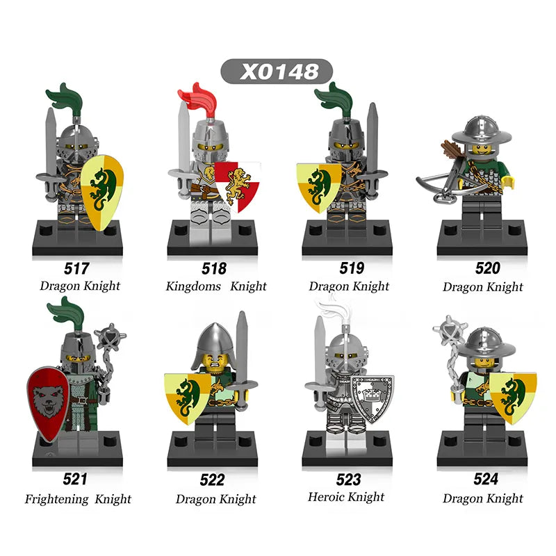 Zestaw figurek Medieval - Zestaw x8