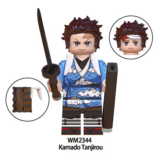 Zestaw figurek demon slayer