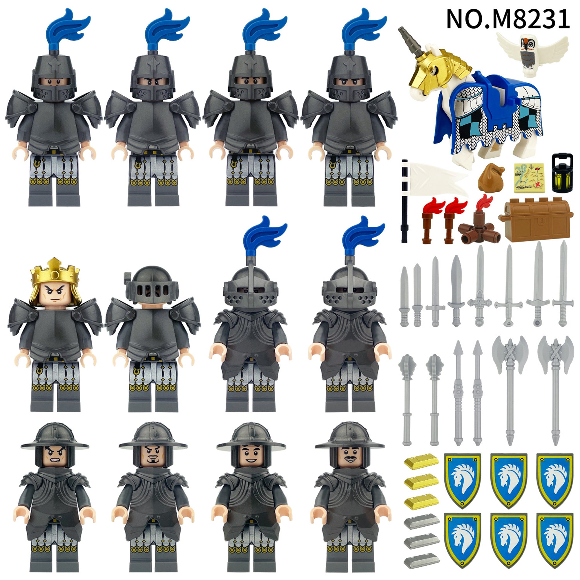Zestaw figurek Medieval - Zestaw