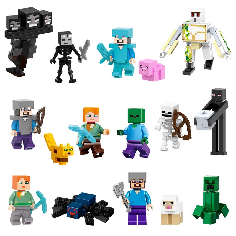 Zestaw figurek Minecraft - Zestaw