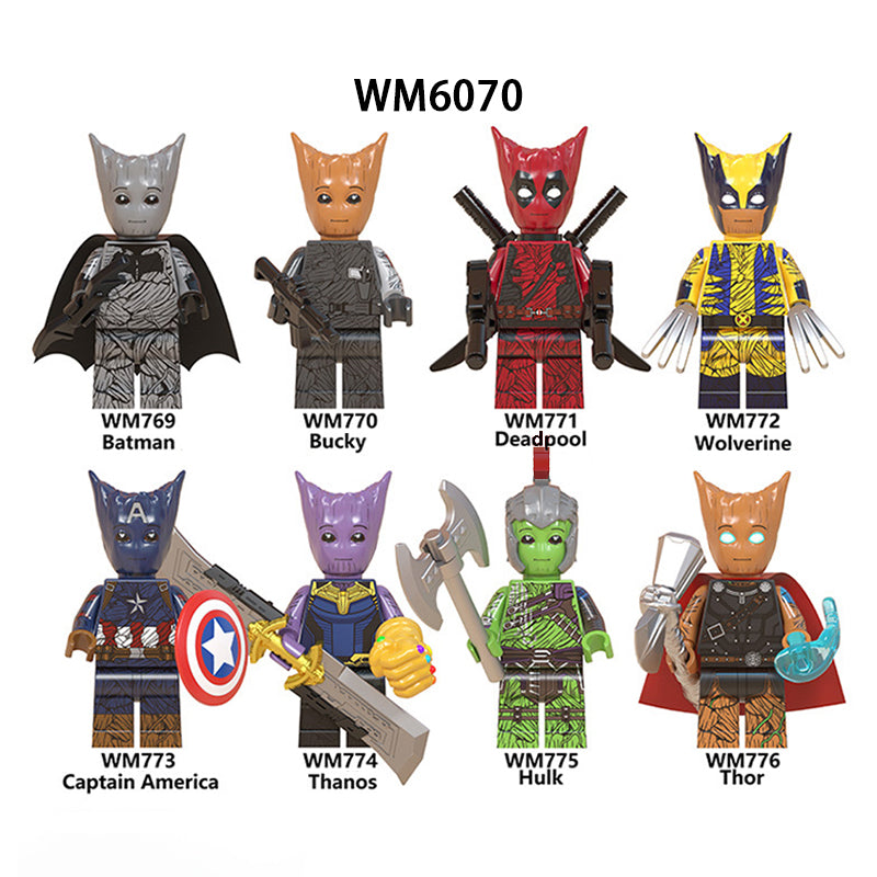 Zestaw figurek Super Hero - Zestaw x8