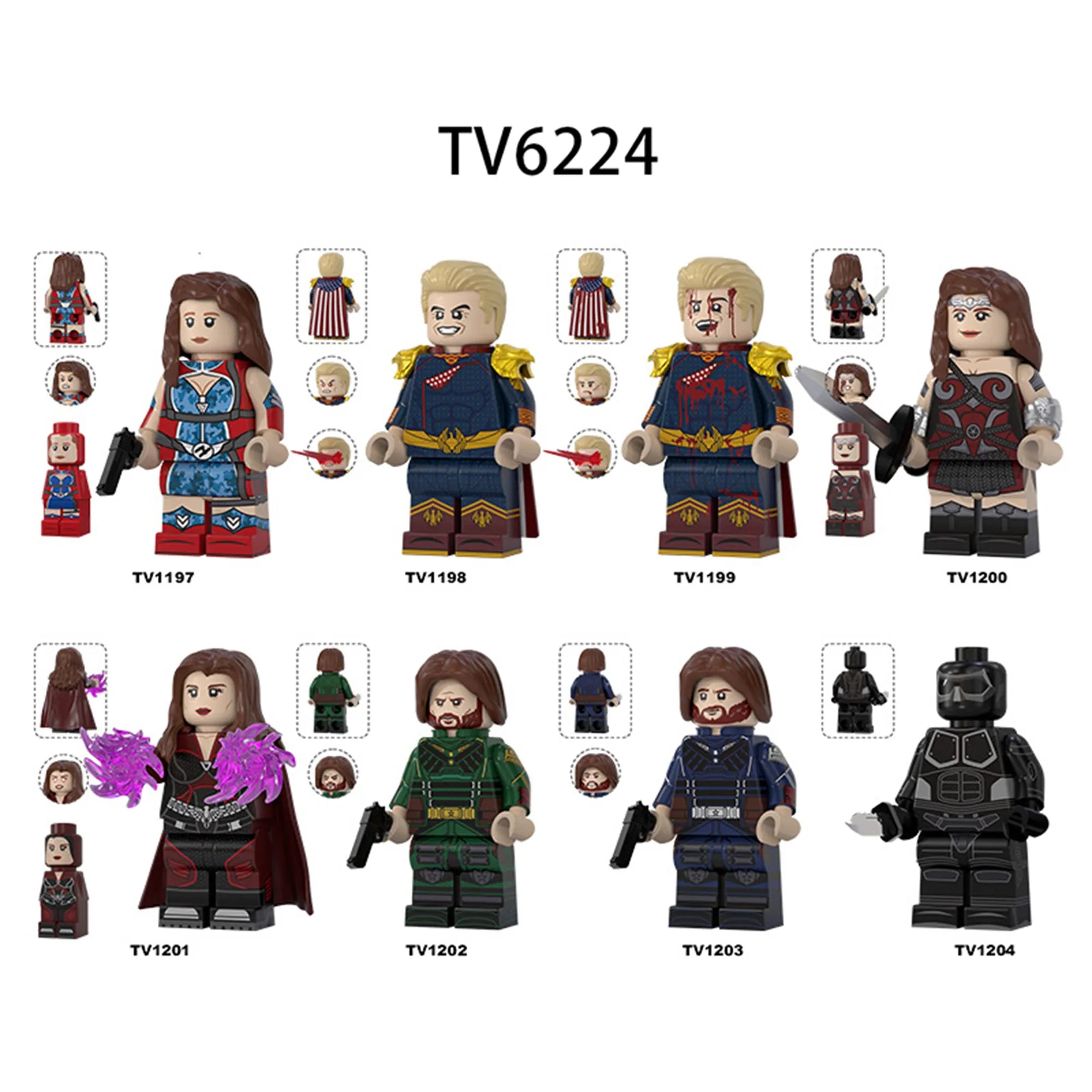 Zestaw figurek Pre-Sale Single-Sale The Super Hero - Zestaw x8