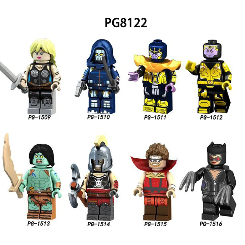 Zestaw figurek Super Hero - Zestaw x8
