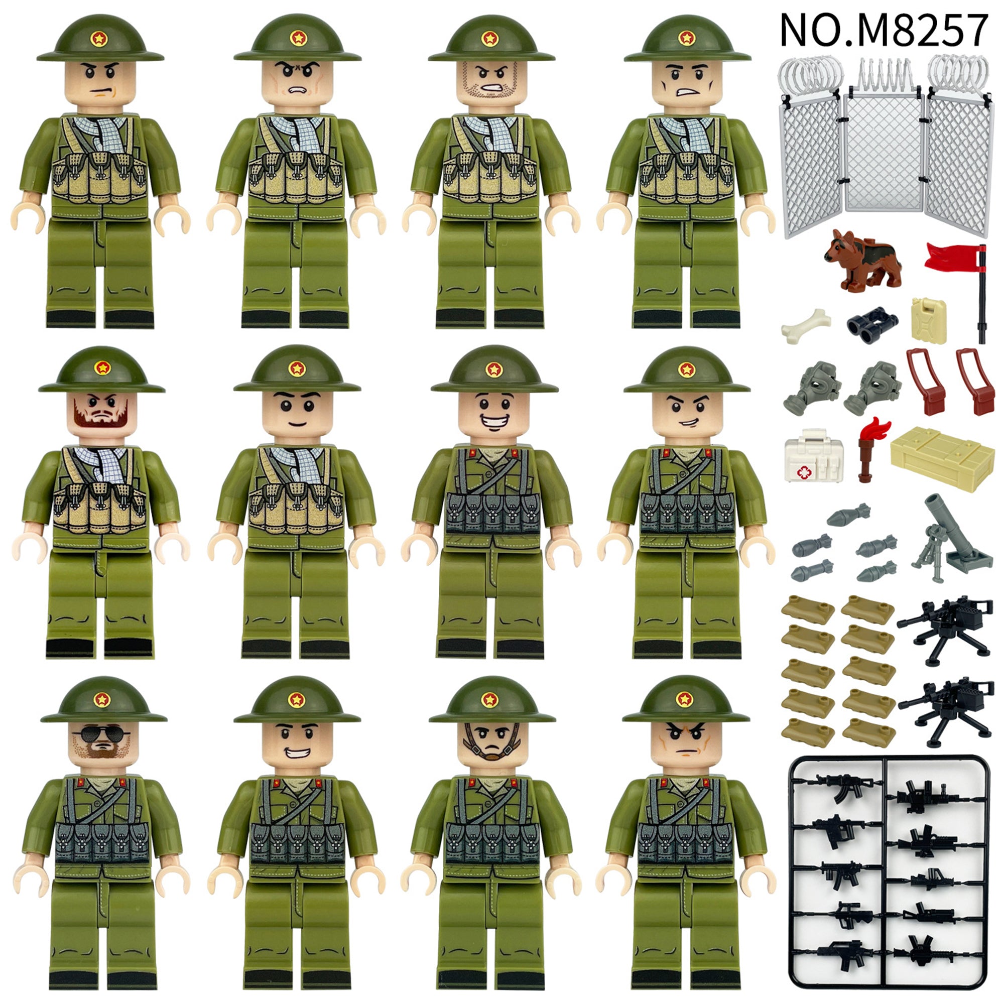 Zestaw figurek Military - Zestaw