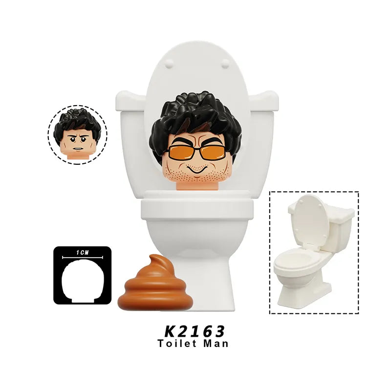 Zestaw figurek Skibidi Toilet - K-2163