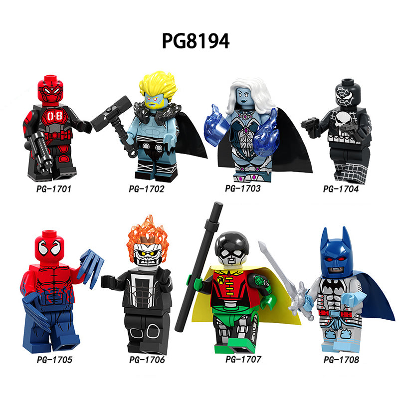 Zestaw figurek Super Hero - Zestaw x8