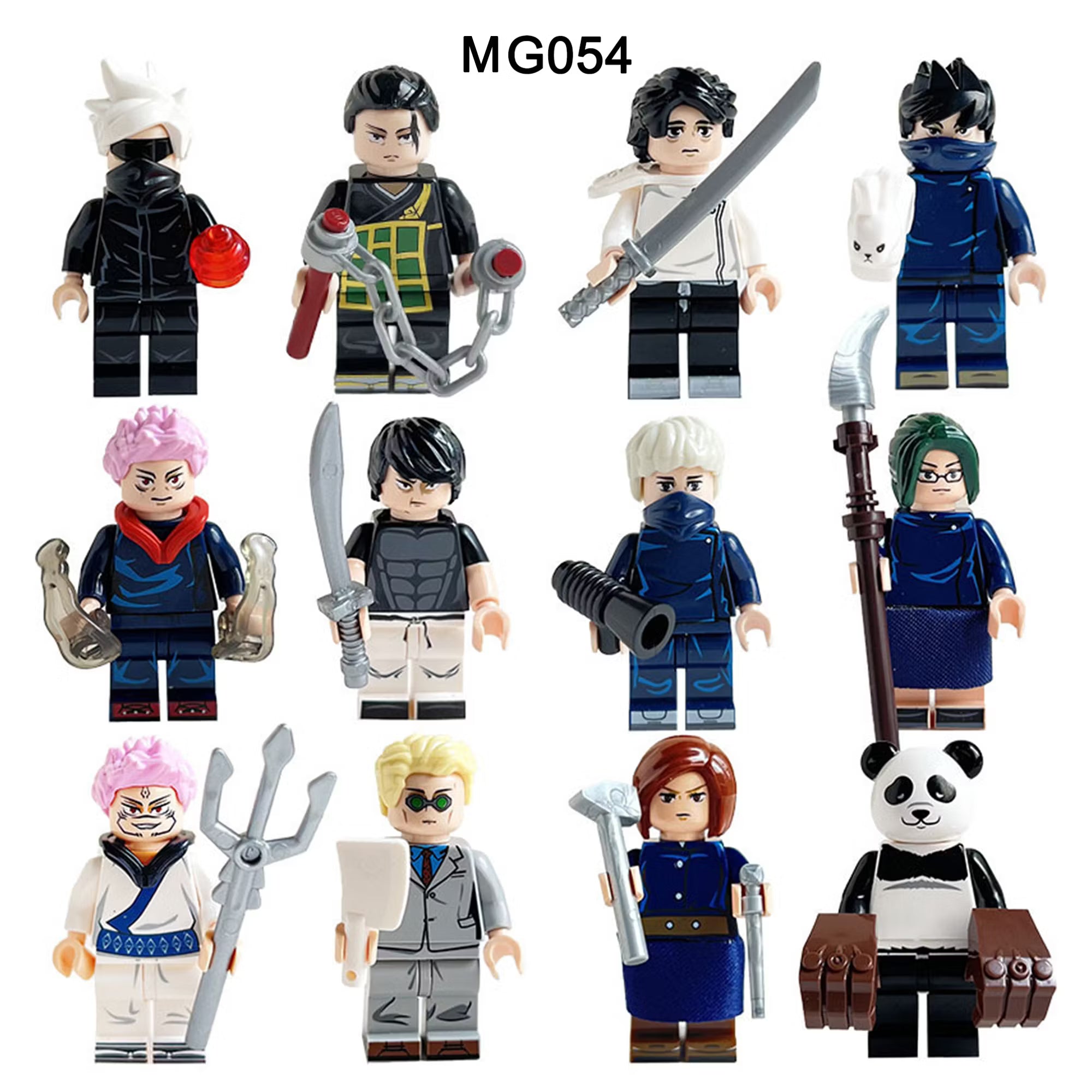 Zestaw figurek jujutsu kaisen