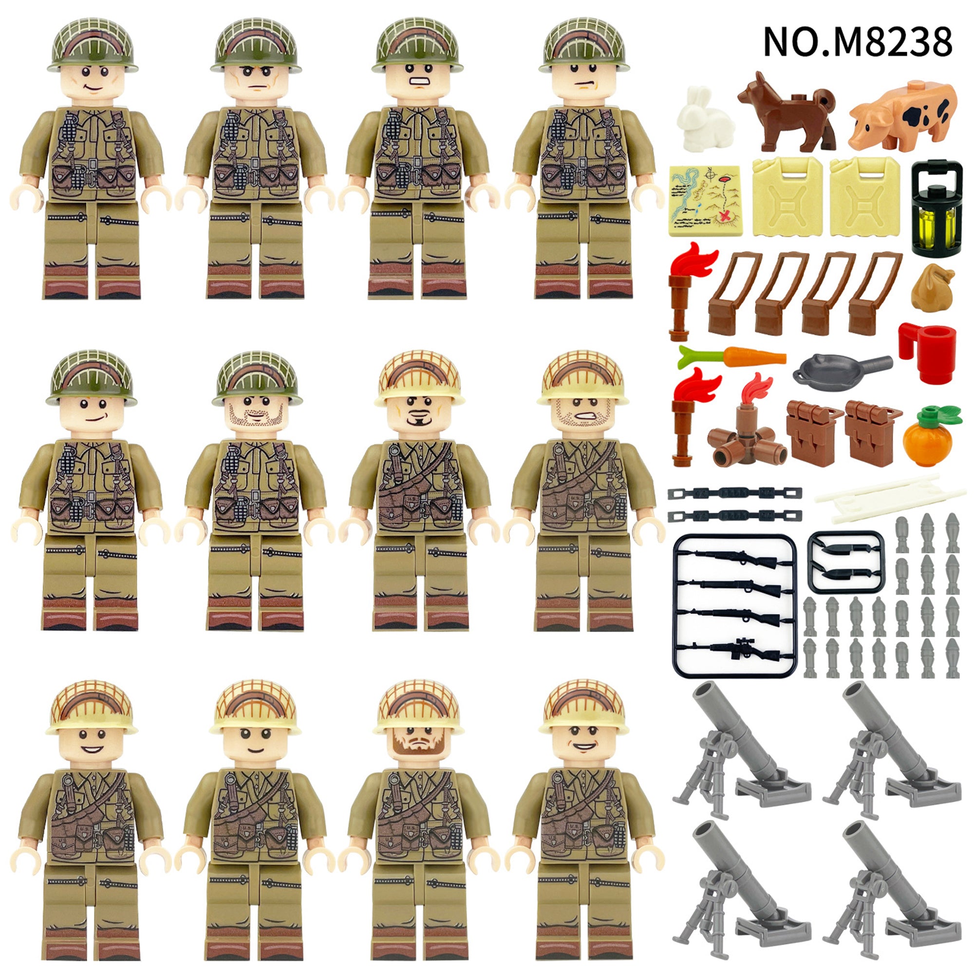 Zestaw figurek Military - Zestaw