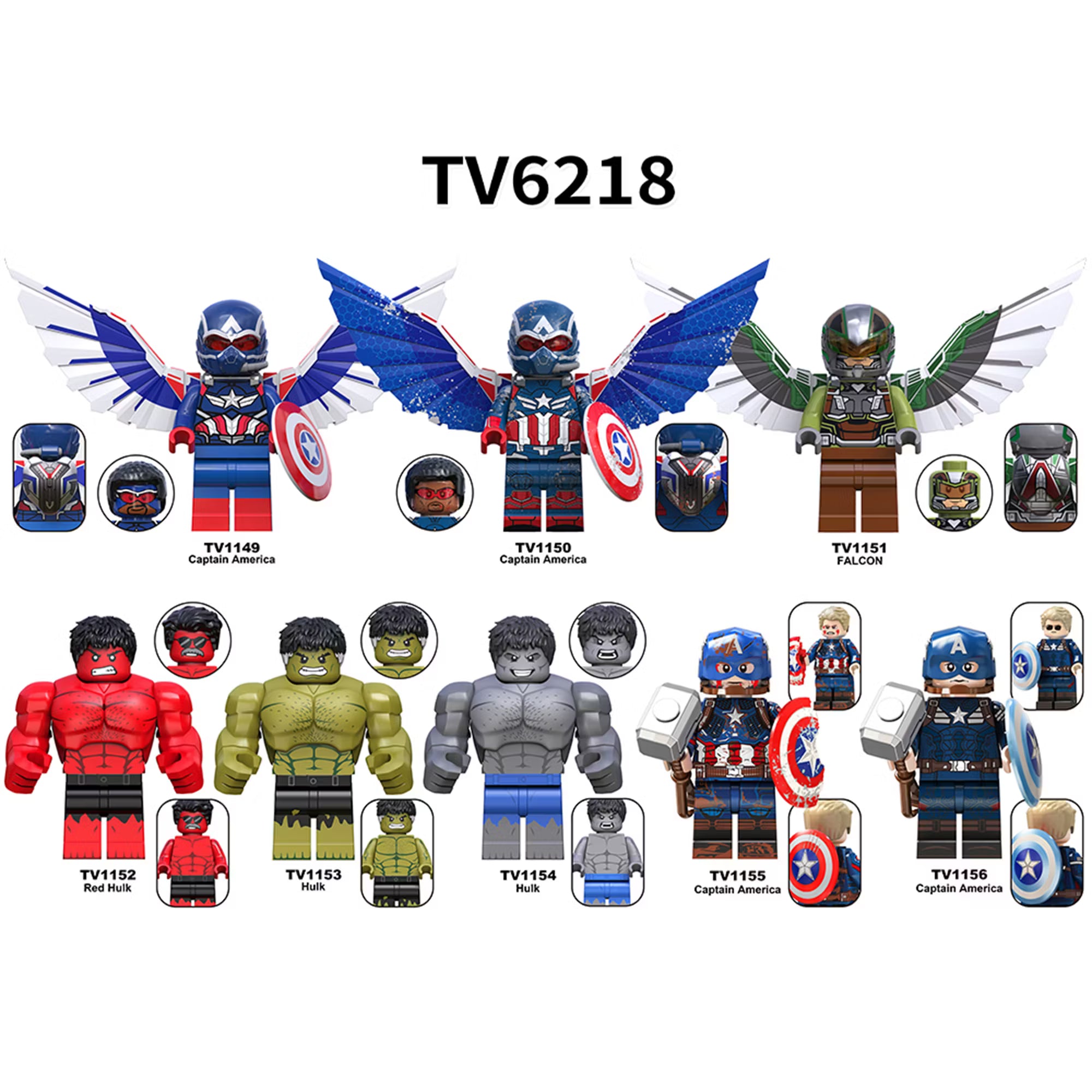 Zestaw figurek falcon