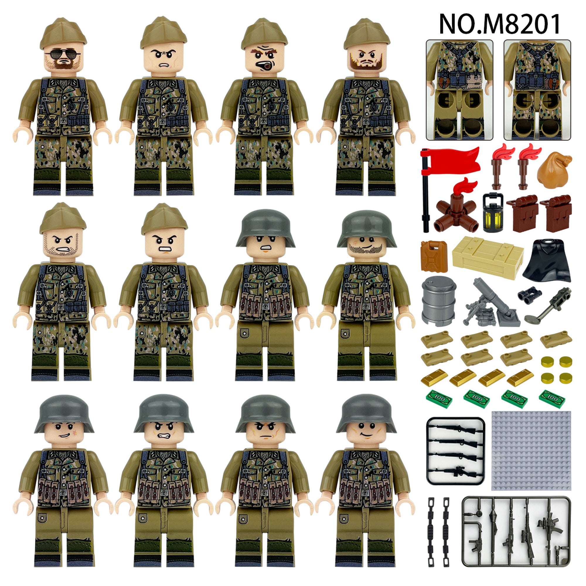 Zestaw figurek Military - Zestaw
