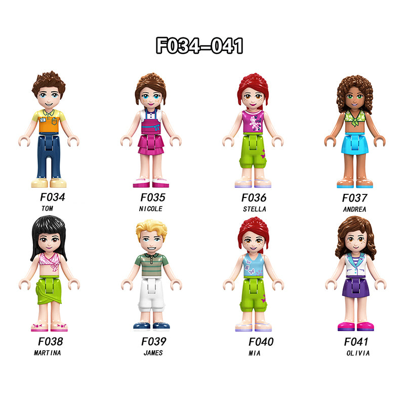 Zestaw figurek Girl - Zestaw x8