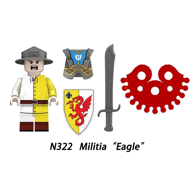 Zestaw figurek Medieval - N-322