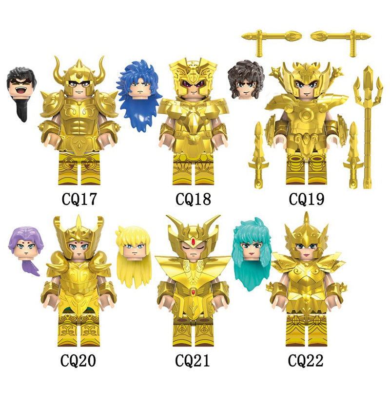 Zestaw figurek Gold Saint - Zestaw x6