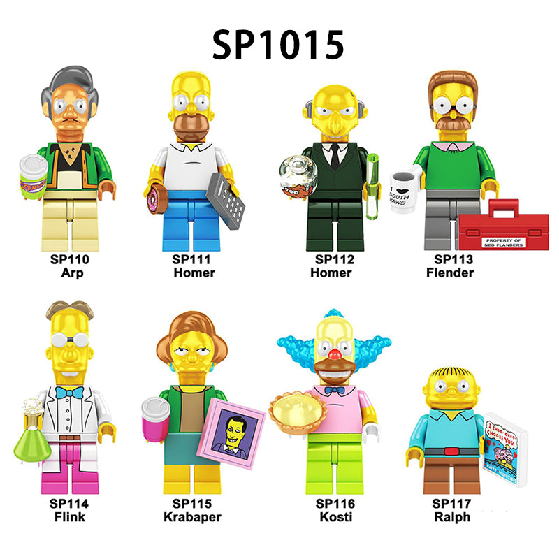 Zestaw figurek Simpsons - Zestaw x8