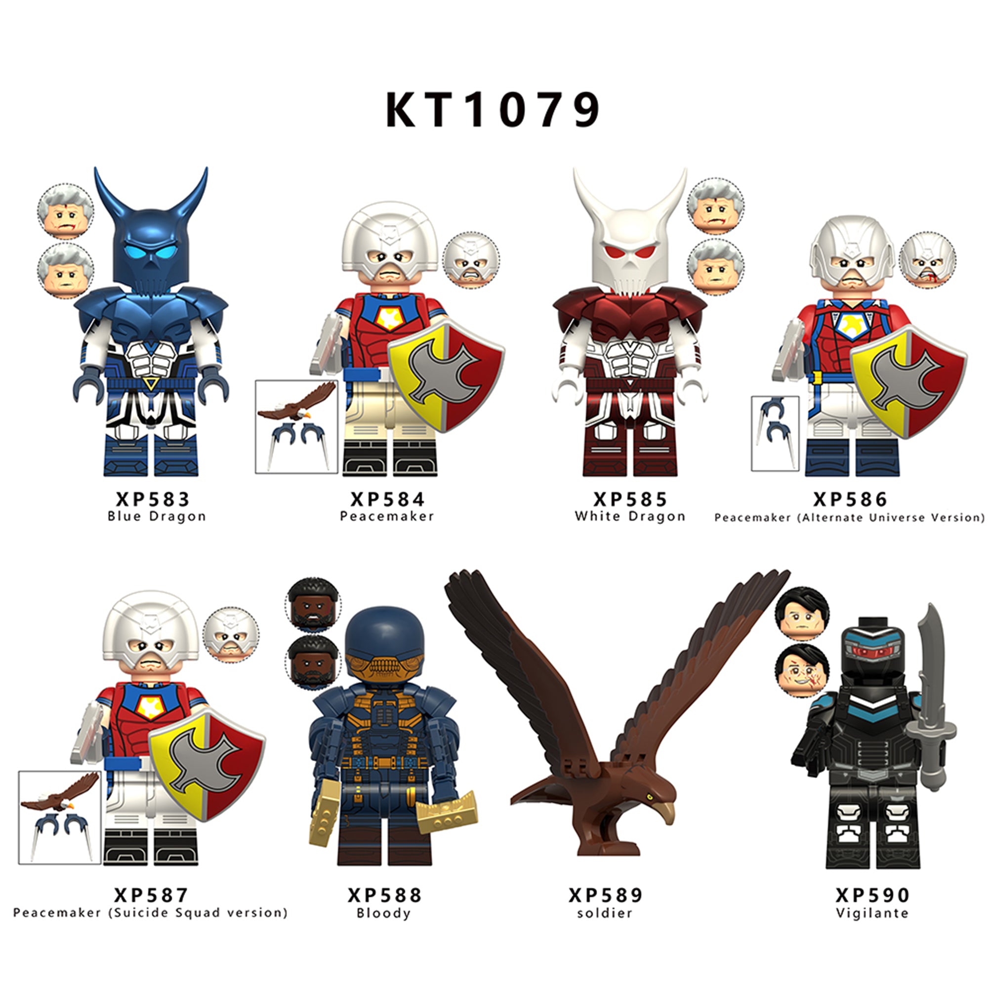 Zestaw figurek Super Hero - Zestaw x8