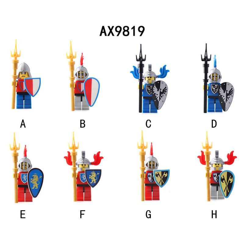 Zestaw figurek Medieval - Zestaw x8