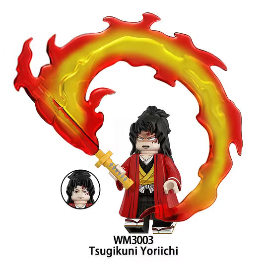 Zestaw figurek demon slayer