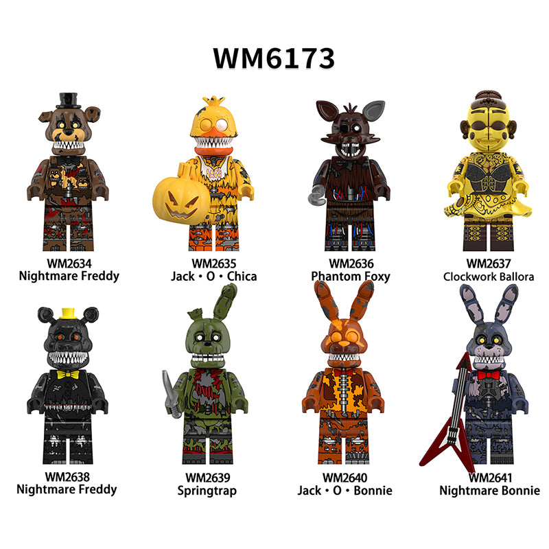 Zestaw figurek Midnight Bear - Zestaw x8