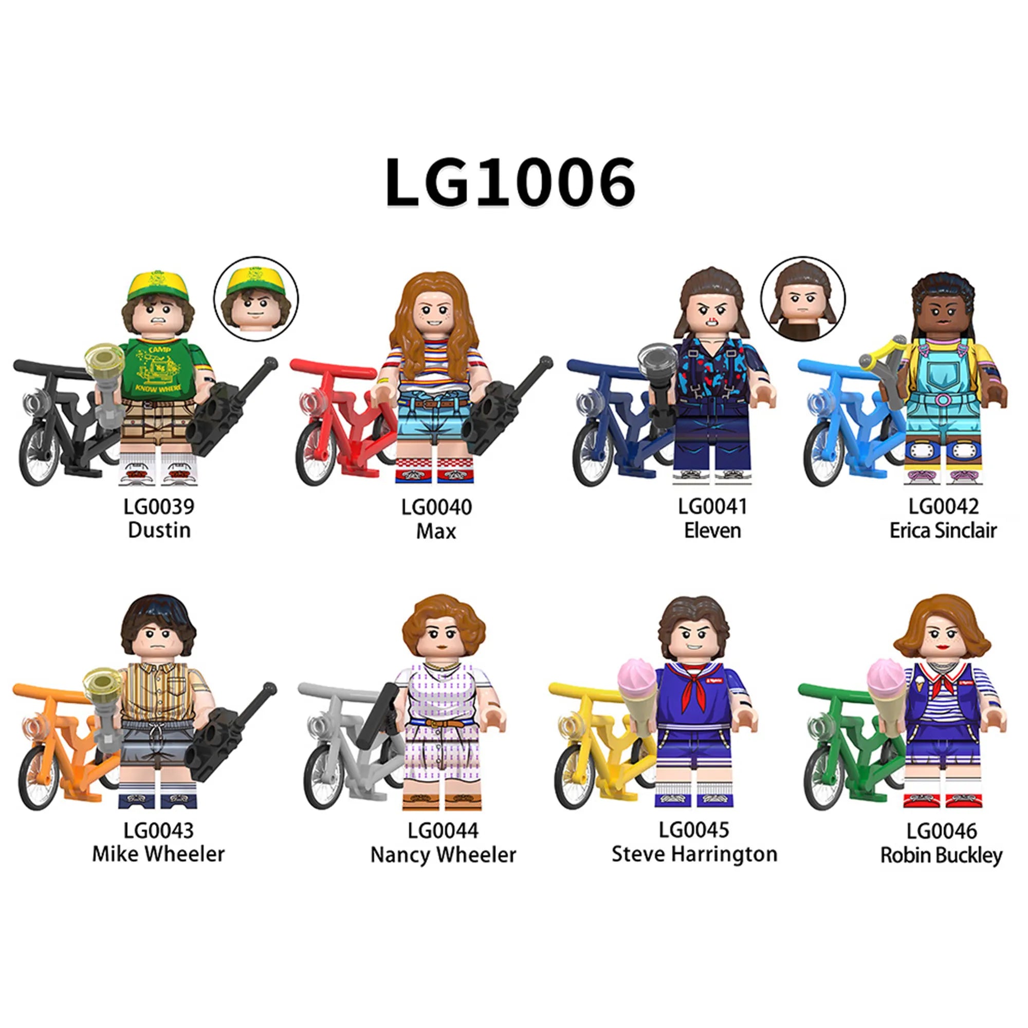 Zestaw figurek Stranger Things - Zestaw x8