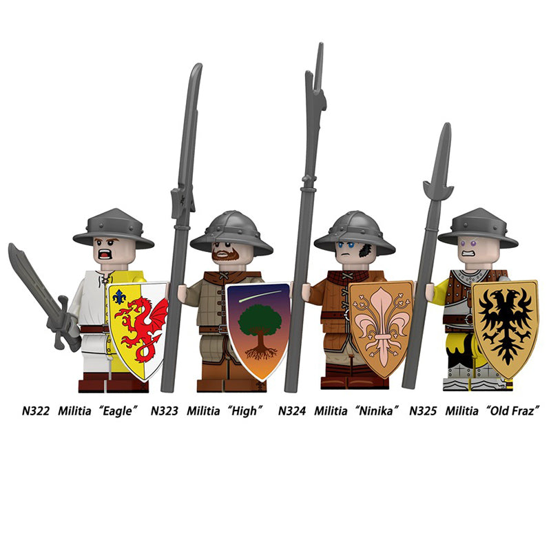 Zestaw figurek Medieval - Zestaw x4