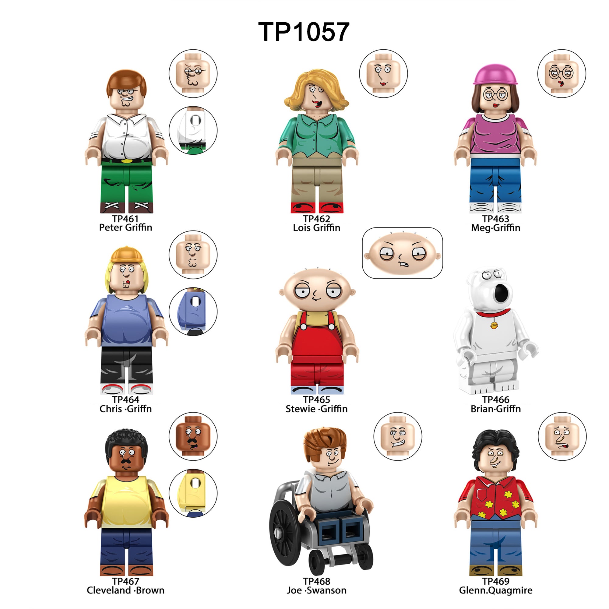 Zestaw figurek Family Guy - Zestaw x9