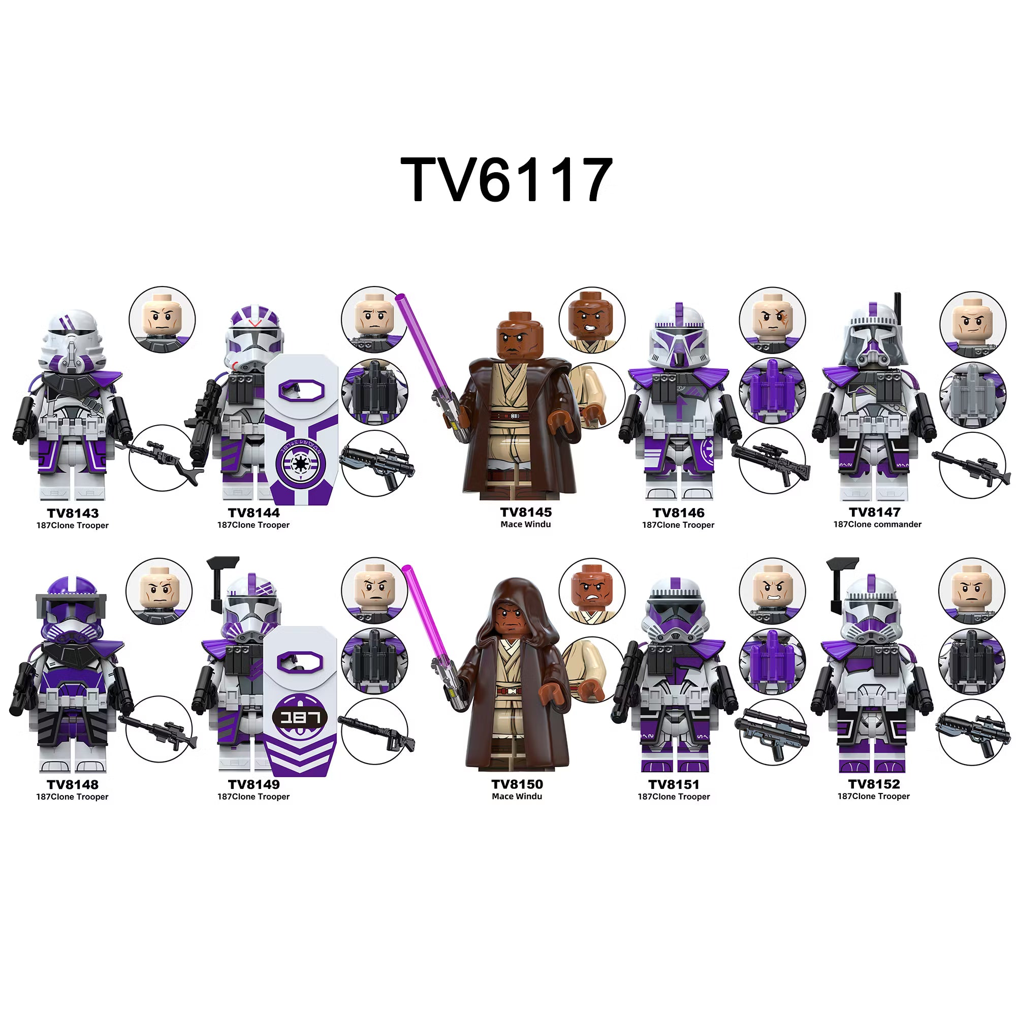 Zestaw figurek star wars