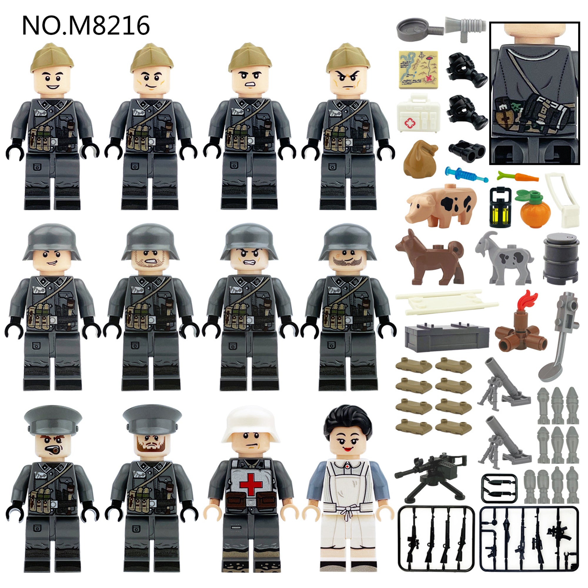 Zestaw figurek Military - Zestaw