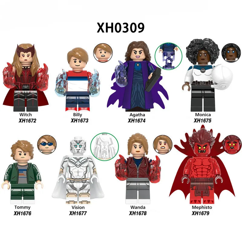 Zestaw figurek Super Hero - Zestaw x8