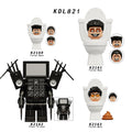 Zestaw figurek Skibidi Toilet - Zestaw x4