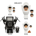 Zestaw figurek Skibidi Toilet - Zestaw x4