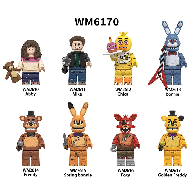 Zestaw figurek Five Nights at Freddy's - Zestaw x8