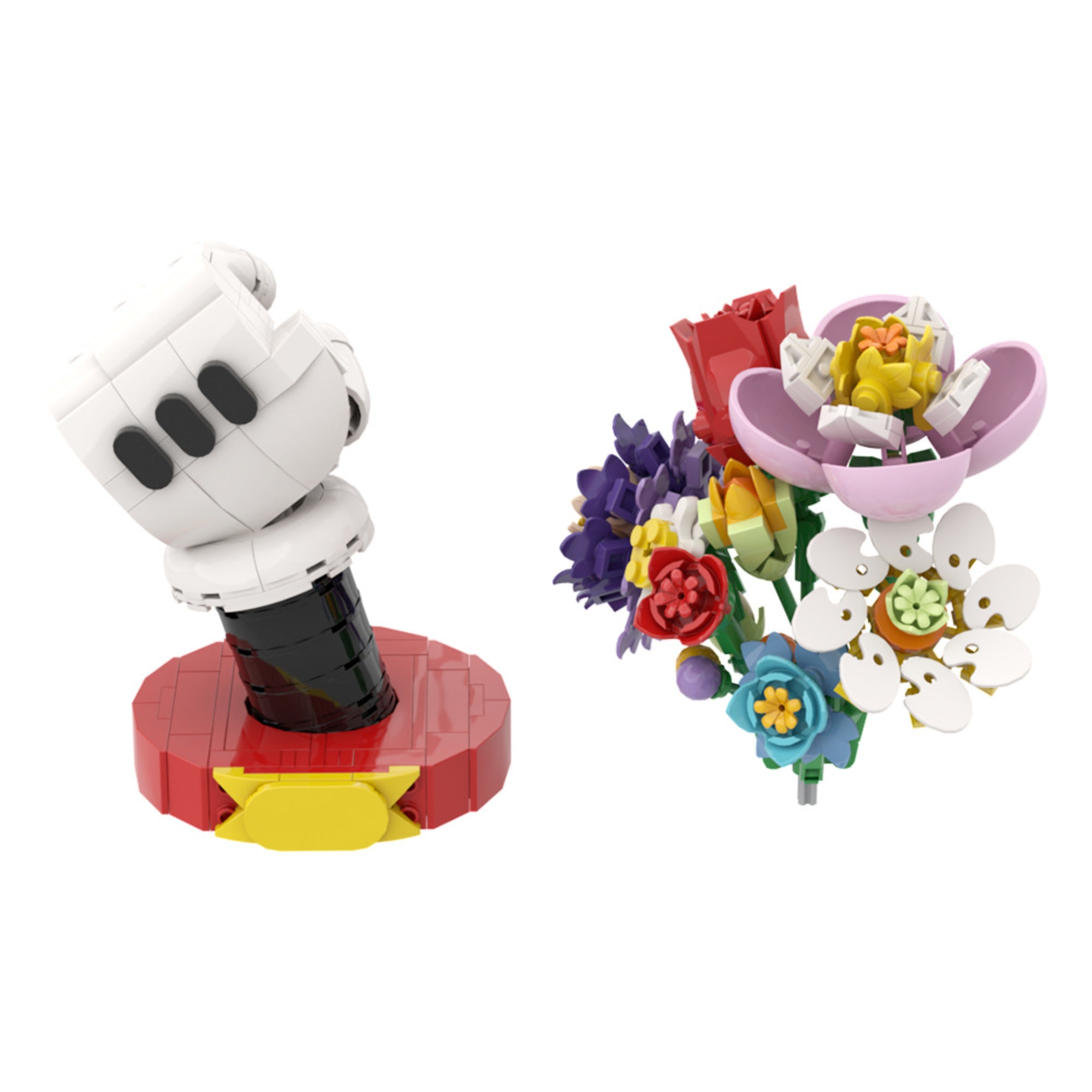 Zestaw klocków Mickey Multi-Head Rose Bouquet