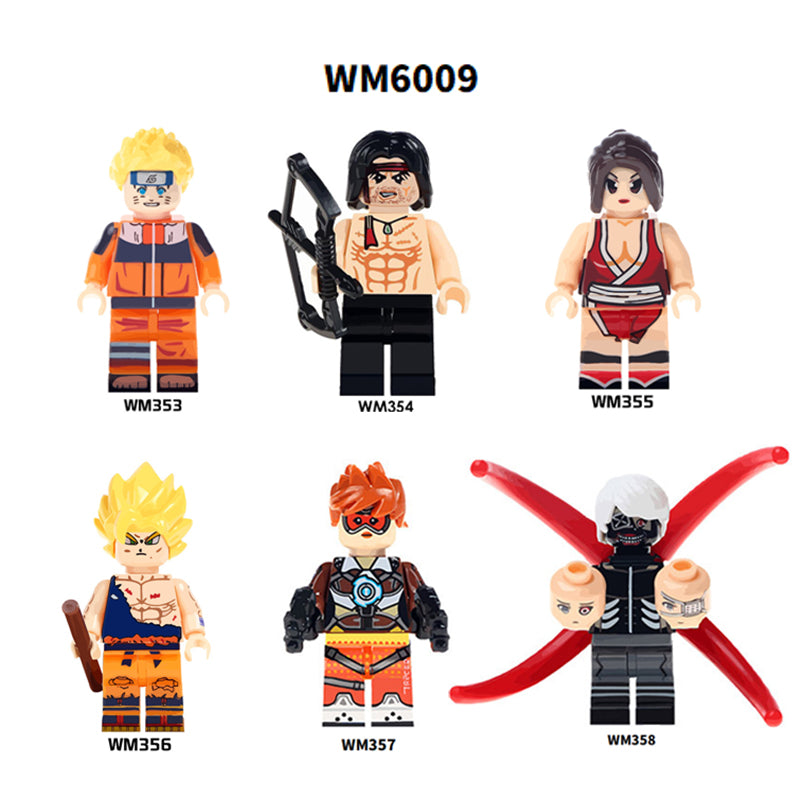 Zestaw figurek Naruto - Zestaw x6