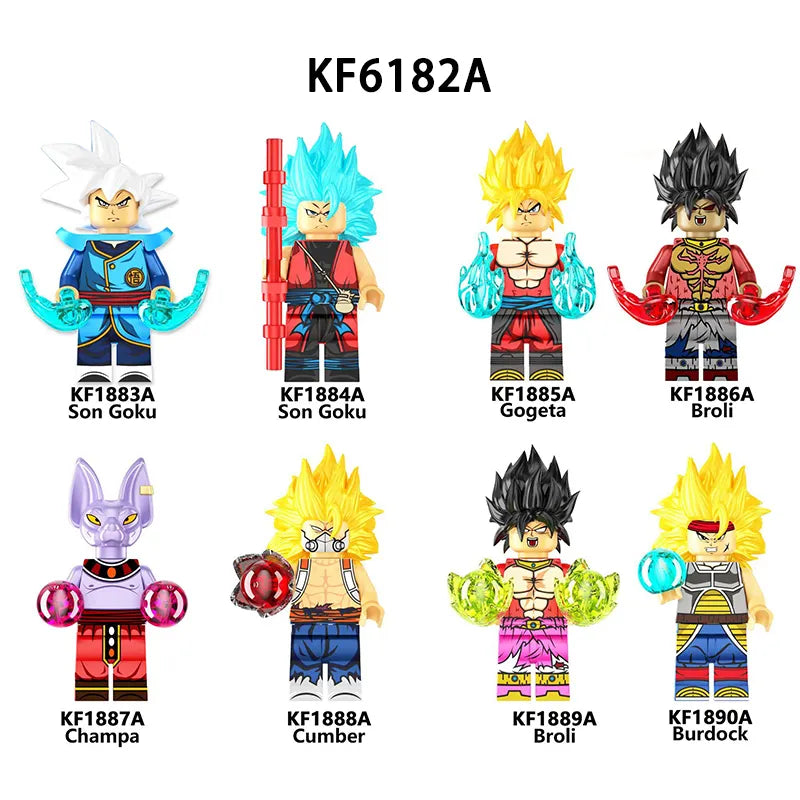 Zestaw figurek Dragon Ball - Zestaw x8