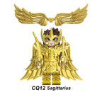 Zestaw figurek gold saints