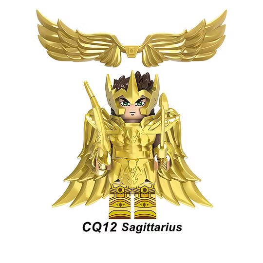 Zestaw figurek gold saints