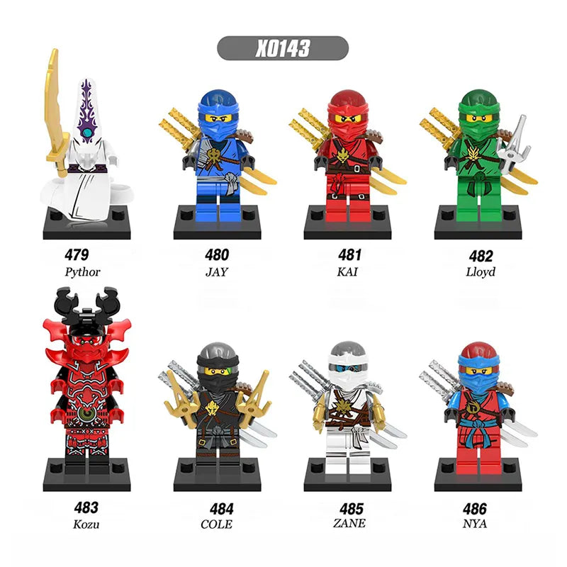 Zestaw figurek Ninjago - Zestaw x8