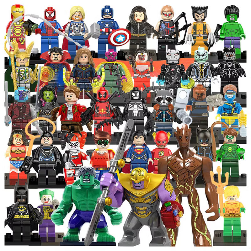 Zestaw figurek superhero 38szt