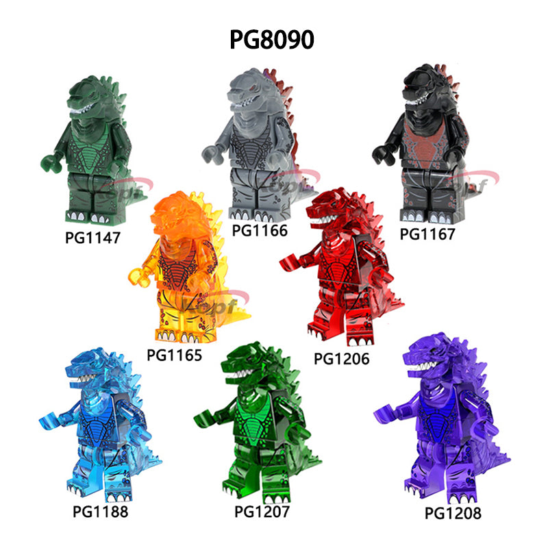 Zestaw figurek Godzilla - Zestaw x8