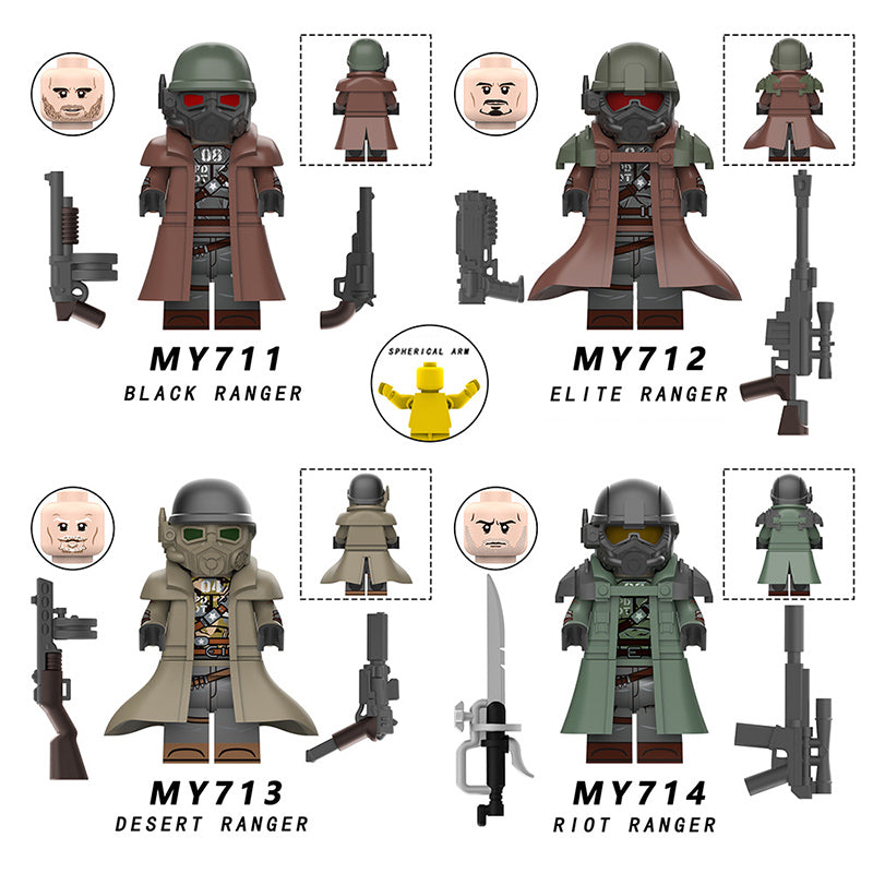 Zestaw figurek Fallout - Zestaw x4