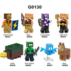 Zestaw figurek Minecraft - Zestaw x8